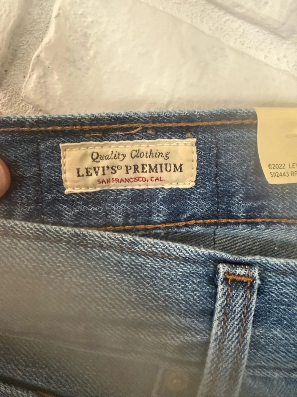 Levi's Baggy Dad Jeans in Heavy Check Wash - Picture 10 of 13